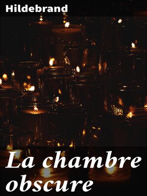 cover image of La chambre obscure